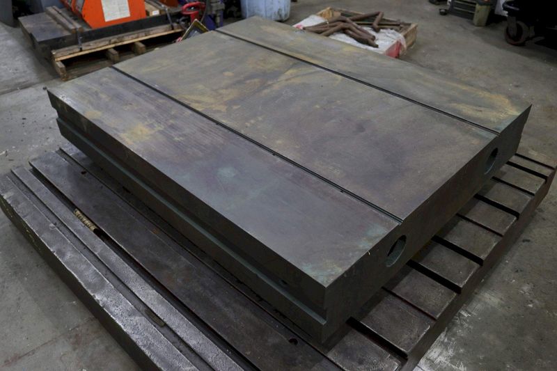 48' X 60' X 8-3/4' CAST IRON LAYOUT PLATE:   STOCK #4511