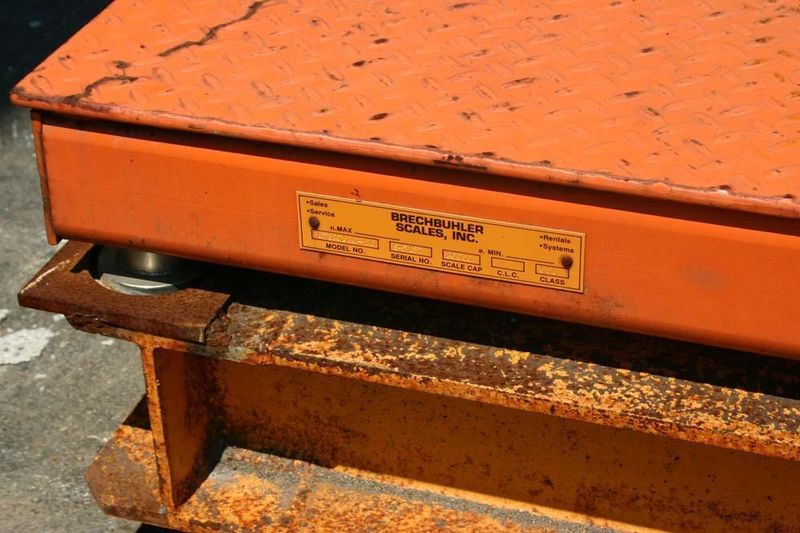 20,000 LBS BRECHBUHLER PLATFORM SCALES: STOCK #19774