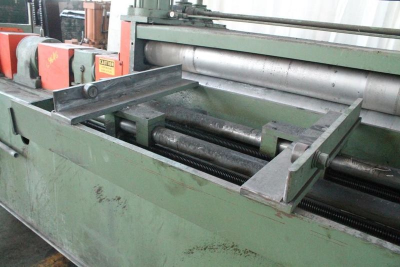 48' X 16 GA BRADBURY 5-ROLL STRAIGHTENER WITH EDGE GUIDES: STOCK #64616