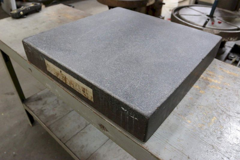 24' X 24' X 4' GLC BLACK GRANITE SURFACE PLATE: STOCK #69812
