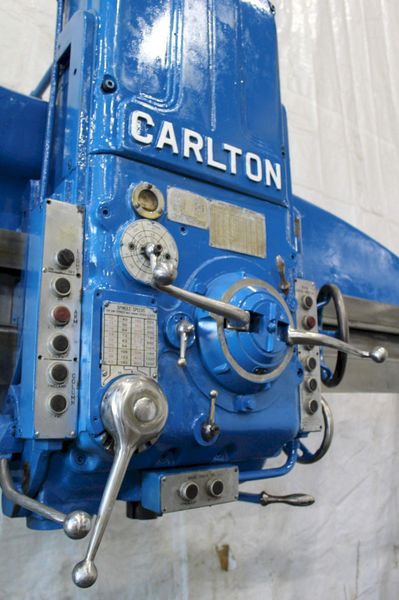 7' X 17" CARLTON RADIAL DRILL: STOCK #71609