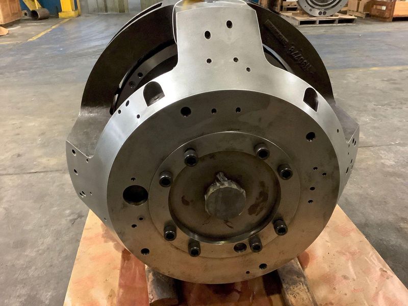 New, 34” Rohm Hydraulic Indexing Chuck with Hydraulic Power Unit