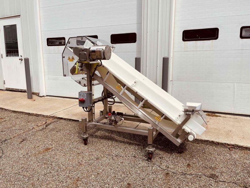 Safeline Mettler Toledo 62” Stainless Steel Incline Conveyor