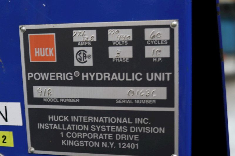 HUCK MODEL #918 POWERRIG HYDRAULIC UNIT WITH GUNS: STOCK #73301
