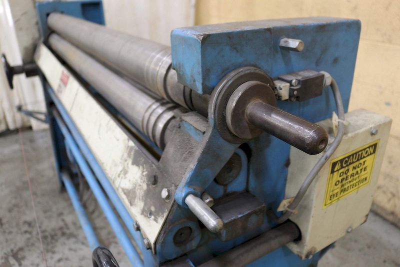 4' X 14 GA AMERECON  PLATE BENDING ROLLS: STOCK #72973