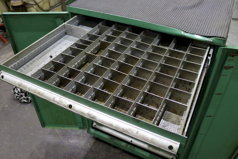 28" X 30" X 42" HIGH LISTA 6 DRAWER TOOL CABINET:  STOCK #72521
