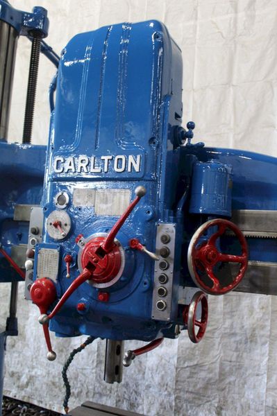5' X 15" CARLTON RADIAL DRILL: STOCK #72206
