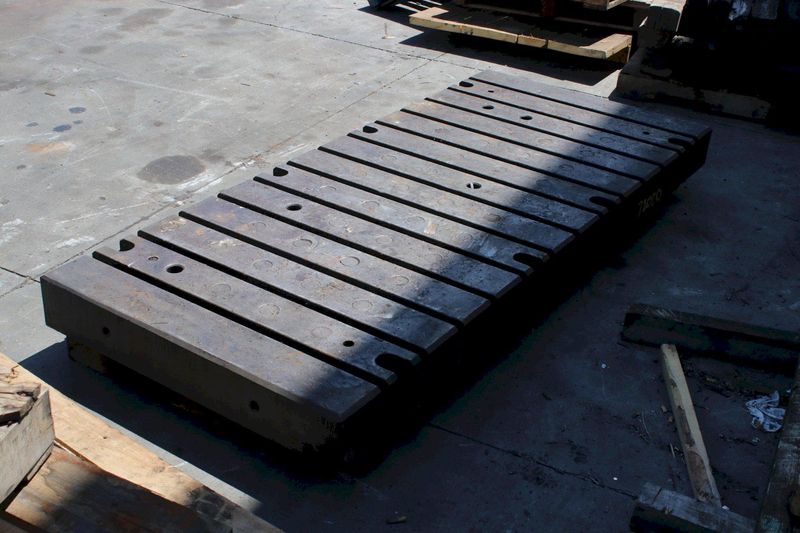 84' X 36' T SLOTTED BOLSTER PLATE: STOCK # 72000 #71962