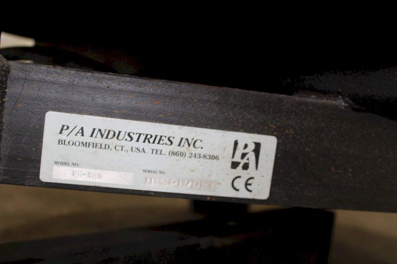 4000 LB P A INDUSTRIES MOTORIZED PALLET DECOILER:  STOCK #71613