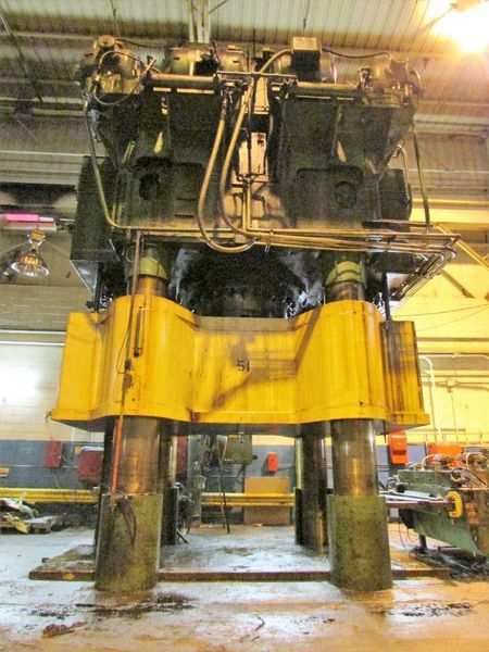 5,000 TON BLISS SINGLE POINT 4-POST HYDRAULIC PRESS: STOCK #71572