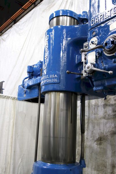 7' X 19" CARLTON MODEL #4A RADIAL DRILL: STOCK #71507