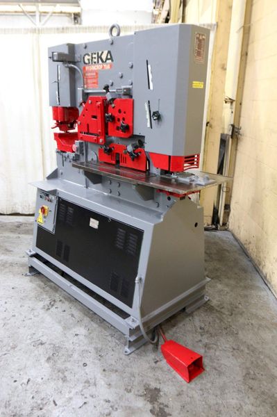 70 TON GEKA MODEL HYD-70 HYDRAULIC IRONWORKER: STOCK #70373