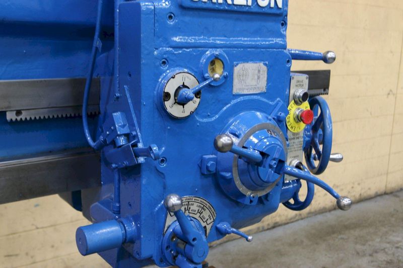 4' X 9" CARLTON MODEL #0A RADIAL DRILL: STOCK #69816