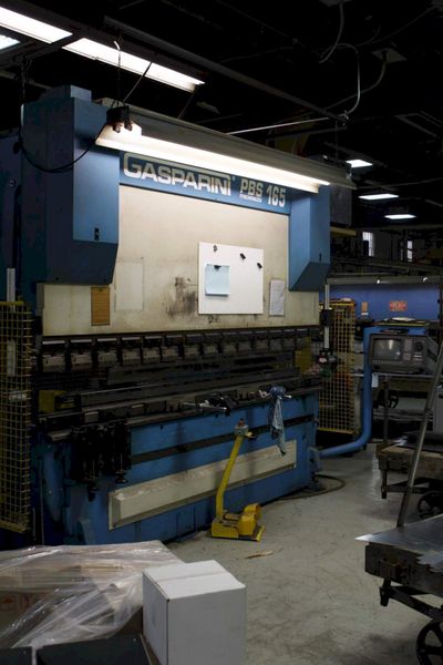 165 TON X 10' GASPRINI 6 AXIS MODEL PBS165-3000 HYDRAULIC PRESS BRAKE: STOCK # 69486