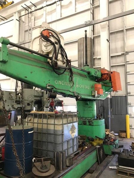 10' X 36' CINCINNATI BICKFORD RADIAL DRILL: STOCK #69207