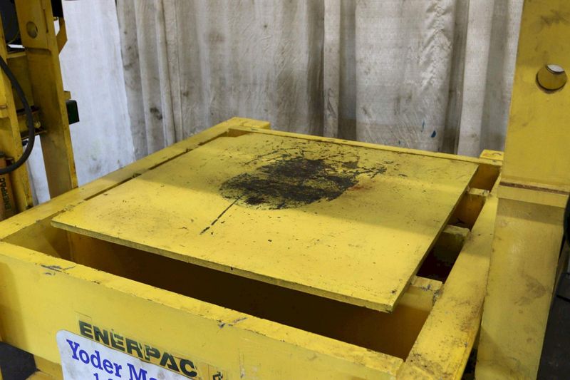 50 TON ENERPAC TRAVELING FRAME H-FRAME PRESS: STOCK #68436