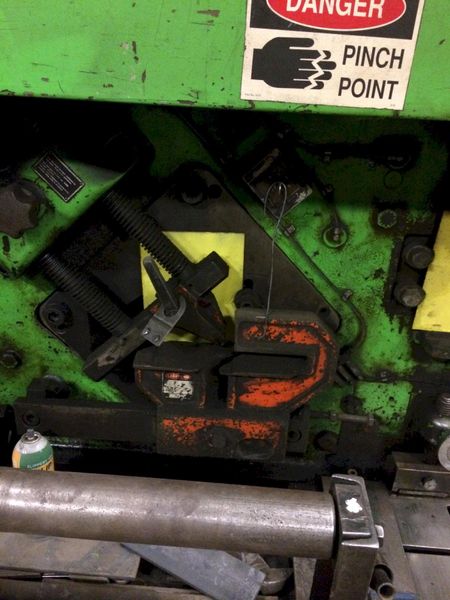 110 TON MUBEA MODEL #KBL1100 MECHANICAL IRONWORKER: STOCK #68075