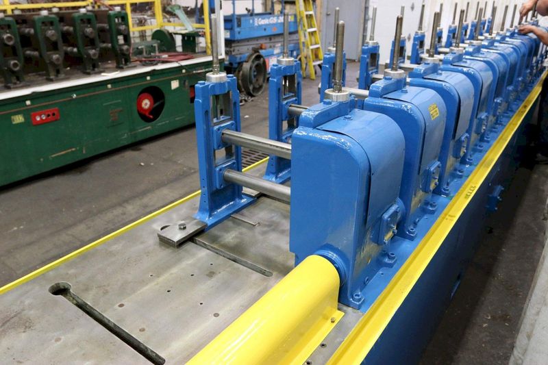 12 STAND X 2" YODER EXTRA HIGH VERTICAL ROLLFORMER: STOCK #67987