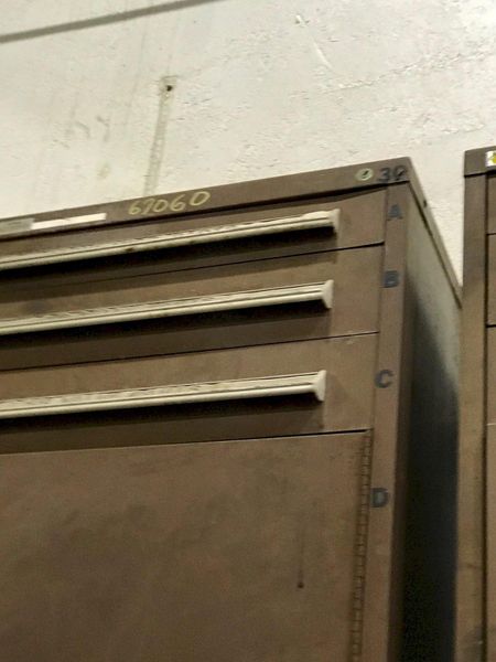 3 DRAWER 30" X 27-1/2" X 59" VIDMAR CABINET: STOCK #67062