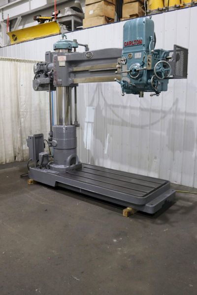 5' X 11" CARLTON RADIAL DRILL: STOCK #66828