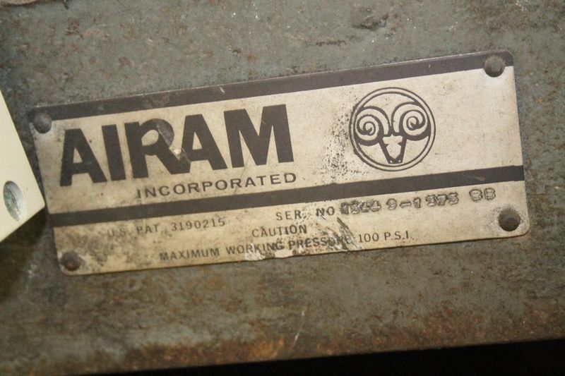 12 TON AIRAM 4 POST PNEUMATIC CUTOFF PRESS: STOCK #65978