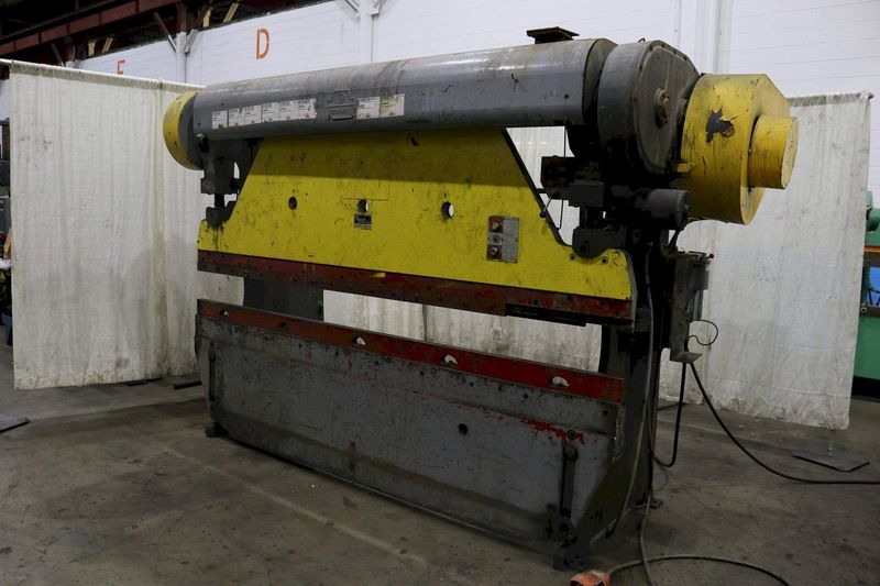 90 TON X 10' MERCURY PRESS BRAKE WITH CNC HURCO BACKGAGUE: STOCK #65598