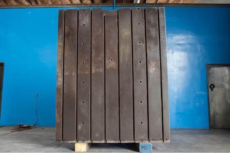 72" W X 89" H X 95" T & S ANGLE PLATE: STOCK #64379