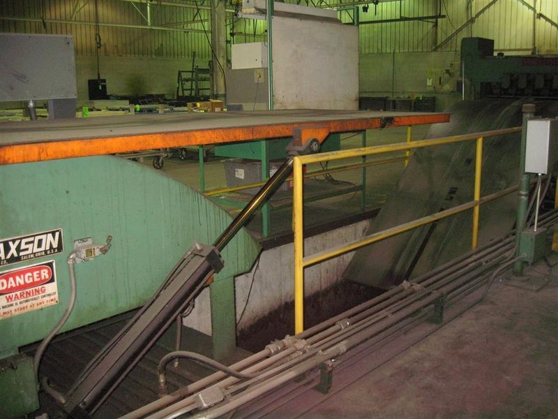 PAXSON HYDRAULIC THREADING TABLE: STOCK #58715