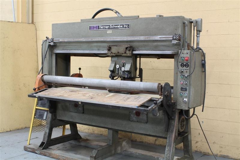 25 TON HERMAN SCHWABE MODEL #ATH TRAVELING HEAD PRESS: STOCK #58222