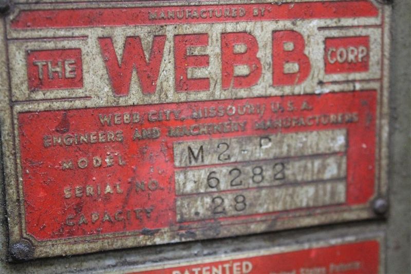1/4' WEBB MODEL #M2P OFFSET JOGGLE ROLL: STOCK 57989