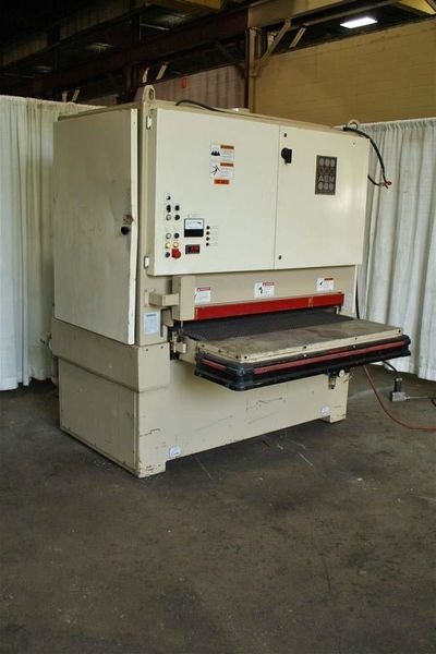 36" WIDE A E M/WEBER PASS THROUGH BELT GRINDER: STOCK #52373