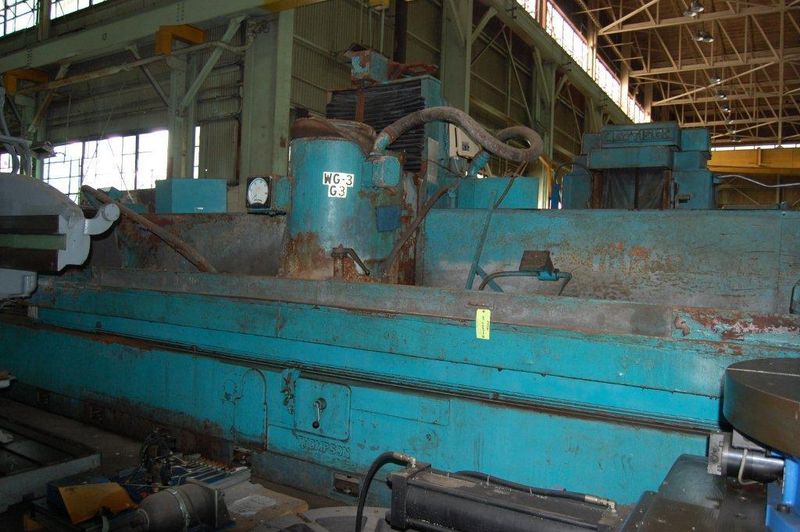 18" X 168" THOMPSON HYD VERTICAL SPINDLE SURFACE GRINDER: STOCK #50561
