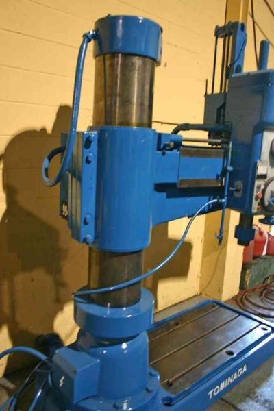 4' X 11" YMZ (TOMINAGA) RADIAL DRILL: STOCK #18579