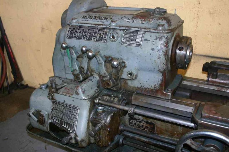 18' X 30' MONARCH ENGINE LATHE:   STOCK #3565