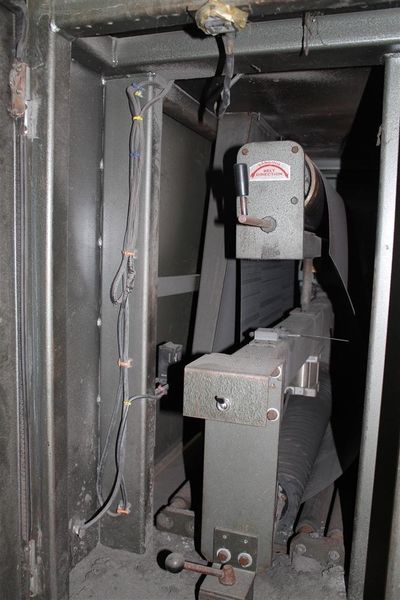 36' RAND BRIGHT BELT GRINDER & DUST COLLECTOR: STOCK #62629