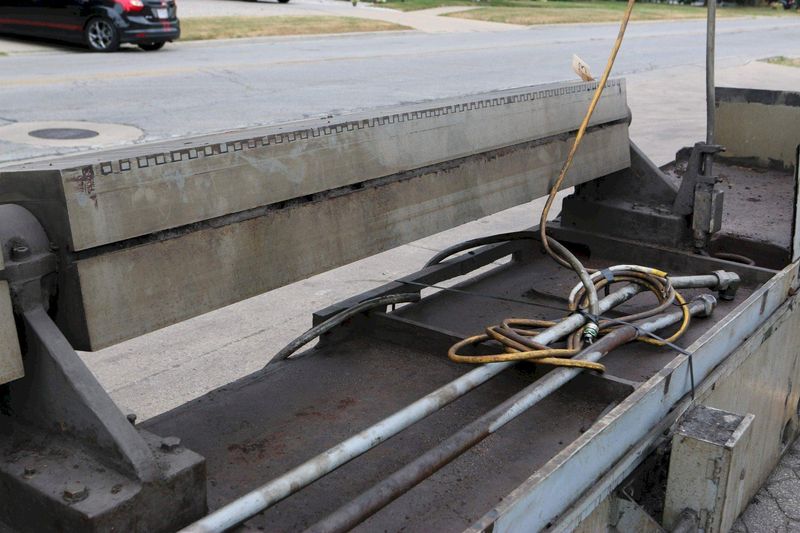 14' HANCHETT 75 HP KNIFE, SHEAR BLADE, & FACE HORIZONTAL ROTARY GRINDER: STOCK #70383