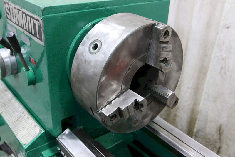 19" X 84" SUMMIT GAP BED ENGINE LATHE WITH 4" SPINDLE HOLE: STOCK #68482