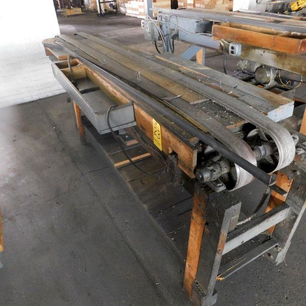 (3) 20" X 96" POWER DUAL BELT PARTS CONVEYORS: STOCK #20723
