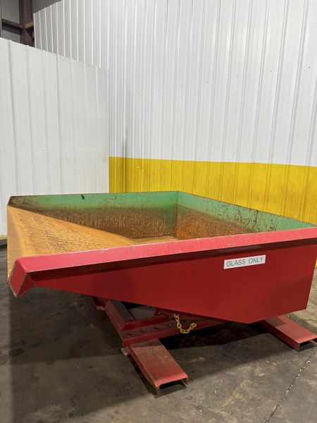 80" x 88" x 24" ROURA STEEL DUMP HOPPER: STOCK 17497