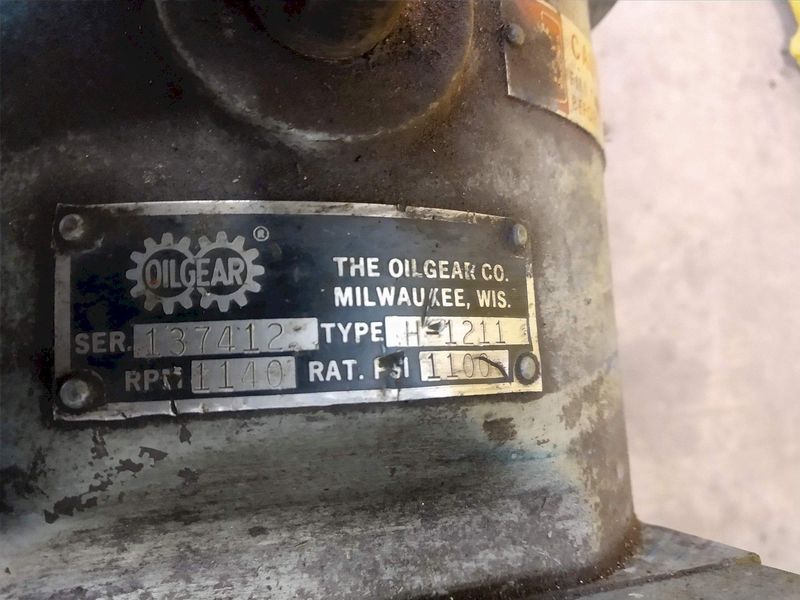 OILGEAR MODEL #H-1211 PUMP: STOCK #14606