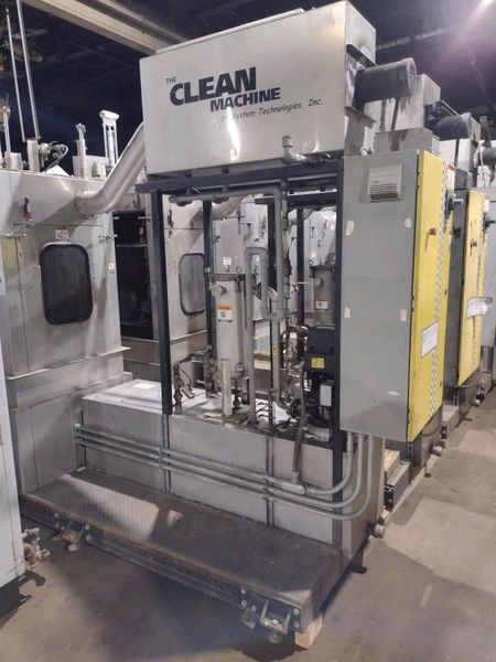 SYSTEM TECHNOLOGIES MODEL #CMI-123-480 CLEAN MACHINE HIGH PRESSURE STAINLESS STEEL PARTS WASHER: