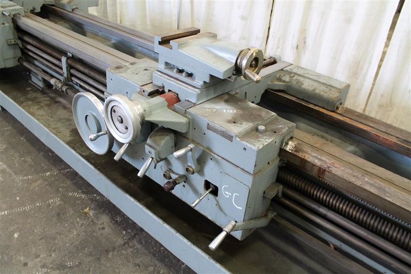 28" X 96" & 240" LODGE & SHIPLEY HOLLOW SPINDLE ENGINE LATHE, 12-5/8" HOLE: #10924