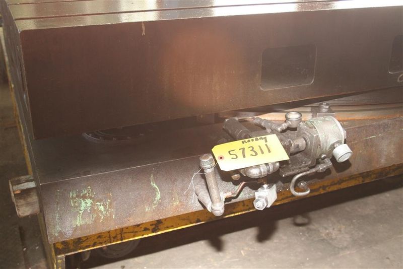 96" X 96" GIDDINGS & LEWIS ROTARY AIR LIFT TABLE: STOCK #10946