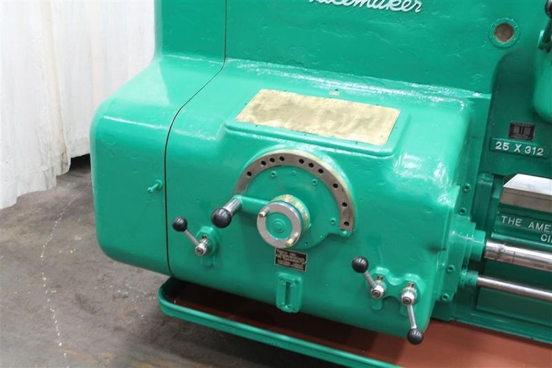 32" X 312" AMERICAN ENGINE LATHE: STOCK #61876