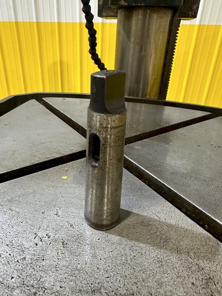 27" GRIZZLY MODEL #G0756 HEAVY DUTY DRILLING & TAPPING SINGLE SPINDLE DRILL:: STOCK 16885