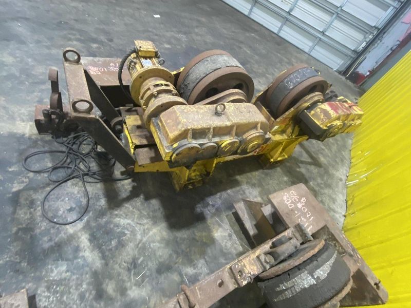 60 TON WELDWIRE MODEL #WER-60 POWERED TANK TURNING ROLLS WITH IDLER: STOCK #16906