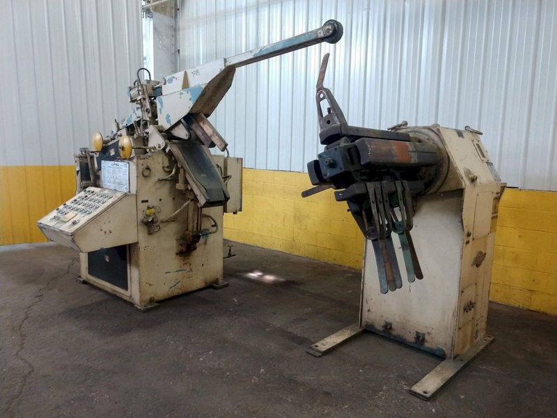 10,000 LB 5 TON X 12" X .156" LITTELL COIL FEED LINE WITH COIL REEL & STRAIGHTENER: STOCK 14941