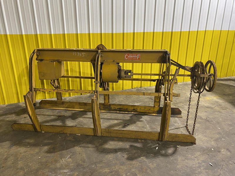10,000 LB X 96" X 20"-48" ADJUSTABLE  CULLEN FRIESTEDT C F PARALLELOGRAM SHEET LIFTER: STOCK 153