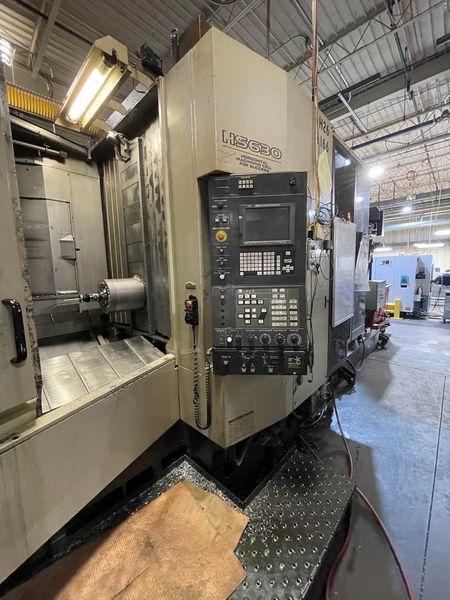 Hitachi Seiki HS630 4-Machine FMS Horizontal Machining Cell