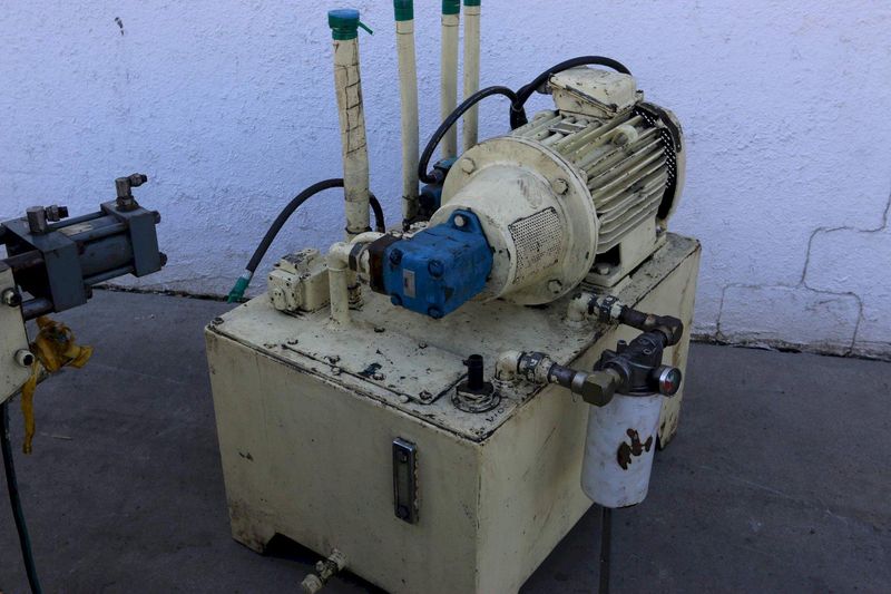 ALSTROM SINGLE RAM SQUEEZE SWAGING HYDRAULIC PRESS: STOCK #67964